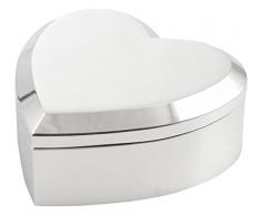 Villa d Este Home Tivoli Silver Schmuckkästchen, Silber vergoldet, Silver, 10 x 10 x 4 cm