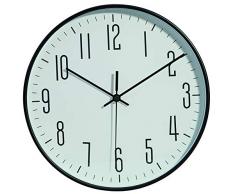 Sign Wall Clock, 25 cm, Wanduhr, Pendel, Schwarz, 25 cm