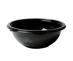 Fineline Einstellungen Super Schalen schwarz 160 oz Salatschüssel Pet 25 Stück