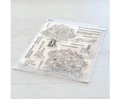 Pinkfresh Studio PFCS1319 Stempel-Set, transparent, 15,2 x 20,3 cm, Blumenstrauß