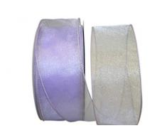 Reliant Ribbon 99908W-051-40K Sheer Lovely Value Wired Edge Band, orchidee, 2-1/2 Inch X 50 Yards