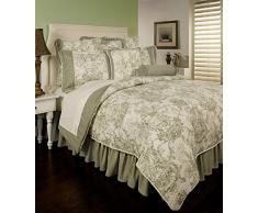 Sherry Kline Schmusetuch California King Toile, Baumwolle, Grün, 6-teilig