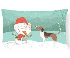 Carolines Treasures CK2052PW1216 Beagle Snowman Weihnachten Terrassenmöbel Kissen