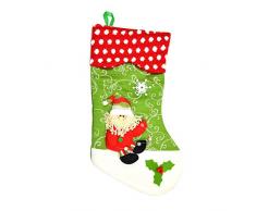Gifts 4 All Occasions Limited Shatchi Designer Weihnachtsstrumpf Grün Weihnachten Socken Dekorationen 5310 Mehrfarbig Einheitsgröße