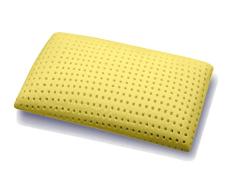 Stones Classic Y Kopfkissen, Memory Foam, gelb, 73 x 43 x 15 cm