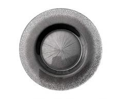 Red Pomegranate Ritz Salatteller, Granatapfel, 21,6 cm, Dunkelgrau mit Glitzer