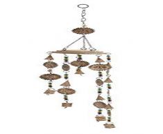 Deco 79 51542 Metall Windspiel, 12,7 cm W, 91,4 cm H -