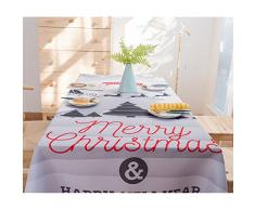 Toyo World Bedruckte Tischdecke Wasserdichte Tischdecke - Tischdecken für rechteckige Tische 52 x 70 Multi Gray