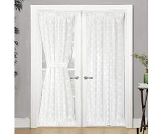 DriftAway Gardinen Drift Away Olivia durchscheinend 2 Scheiben je 132 x 213,4 cm, Textil, gebrochenes weiß, 52X72