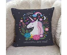 Rosen Garten Dekorativer Überwurf Kissenbezug Happy Snowman and Cardinals Winter Urlaub Merry Christmas Kissenbezug quadratisch Kissenbezug Super Soft Brushed Stoff Kissenbezug für Home Couch Sofa Bett 18 x 18 Flower Unicornrge0245