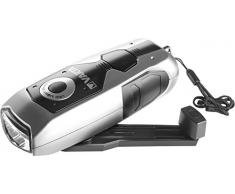 VARTA LED Dynamo Light (3x 5 mm, mit Handkurbel Taschenlampe Flashlight Handlampe Leuchte, mit Kurbel - 100% batterieunabhängig - geeignet für Auto, Garage, Notfall, Stromausfall, Camping, Outdoor)