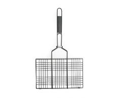 Excelsa MR. BBQ Grill Grill, Stahl, schwarz 35x60x2 cm schwarz