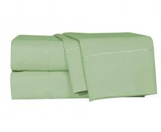 LUSH HOME Bettlaken und Kissenbezüge, 4 Stück, Doppelmatratze, superweich, passend für extra Dicke Matratzen mit tiefer Tasche, Knitter- und lichtbeständig, 4-teiliges Set – Größe Twin Twin Lime