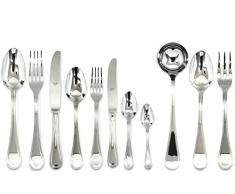 MEPRA Due Tablett, Serviertablett, Boheme 99 Besteck Set, Silber