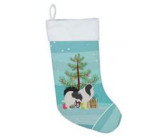 Carolines Treasures Japanischer Chin Merry Tree Weihnachtsstrümpfe, Mehrfarbig