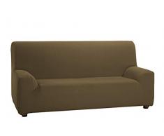 Martina Home Sofabezug 3 Plätze, Braun(Leather)