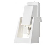 Gnosjö Konstsmide Außenwandleuchten, Aluminium, weiß, 13.5 x 13.5 x 27 cm