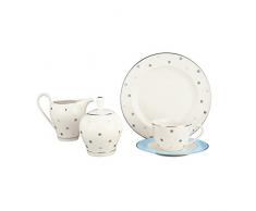 königlich priv. Tettau 004.105398 Kaffeeservice 20-tlg. Saphir diamant Carnevale