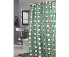 Carnation Home Fashions Weihnachtsstern 70 Stoff von 72 Duschvorhang