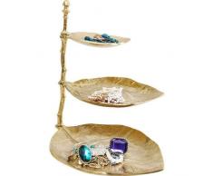 Kare Design Etagere Deko, leaf gold