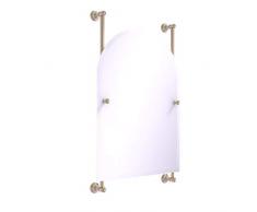 Allied Brass Carolina Collection Arched Top Frameless Rail Mounted Mirror Wandspiegel, Antikes Zinn