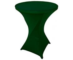 Goldstream Point 81,3 cm Spandex Cocktail Tischdecke rund klappbar, Stretch Hunter Green