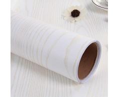 practicalWs Holzpapier Vinyltapete zum Abziehen und Aufkleben, selbstklebendes Papier für Arbeitsplatten dekorative Schrankpapier Möbeltapete abnehmbare wasserdichte Tapete Gold-Silver