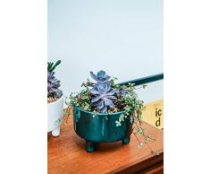 Ivyline Blumentopf, Keramik, smaragdgrün, 19 cm