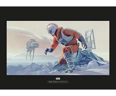 Komar Wandbild Star Wars Classic RMQ Hoth Battle Pilot | Kinderzimmer, Jugendzimmer, Dekoration, Kunstdruck | ohne Rahmen | WB144-70x50 | Größe: 70 x 50 cm (Breite x Höhe)