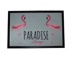 Carpido Lisa-Design Flamingo Fußmatte - Sauberlauf - Schmutzfangmatte - Vogel - 40 x 60 cm