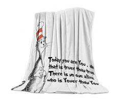 Advancey Flanell-Fleece-Überwurf, leicht, gemütlich, für Bett, Sofa, superweicher Stoff, You Are My Sunshine, Sunflower Bee 49x79 inch Cat11joi7094