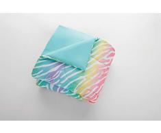 Idea Nuova Schmusetuch, Pastellfarben, Regenbogenfarben Casual Twin XL Multi