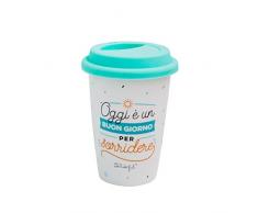 Mr Wonderful Take Away Becher, Porzellan, Mehrfarbig