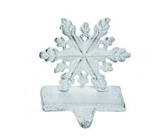 Transpac Kleiderbügel aus Metall, Schneeflocke, Weiß