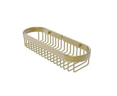 Allied Brass BSK-200LA-SBR Duschkorb, oval, Messing satiniert