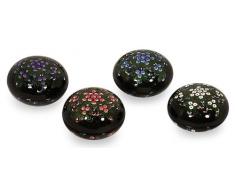 NOVICA 230.372,9 cm Sommer Phlox lackiertem Holz Boxen, Set von 4, Sortiert