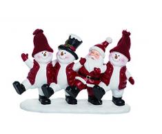Transpac Weihnachtsfigur, tanzend, Rot