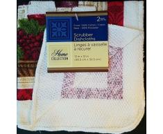 Die Pekannuss Man Set von 2 Küche Triple Wein Leinen Auflaufform Reinigungstuch