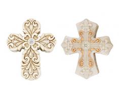 Needzo Schmuckkästchen mit Kreuz im Barock-Design