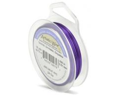 Beadalon Artistic, 24 Gauge Craft Wire, Orchid Color, 15 yd (13.7 m) Basteldraht, Orchidee