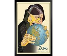 Filmposter The Fifth Element Zorg Propaganda Globe 30,5 x 45,7 cm 14x20 inches Framed Poster