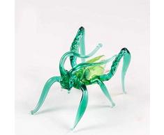 EE Glass Grasshopper Kleine Glasfiguren mundgeblasen Kunst Sammlerfiguren