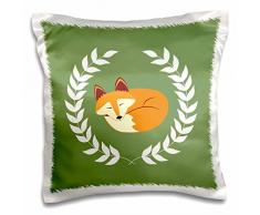 3dRose PC 223350 _ 1 Burgund Pool Billard Ball Muster Kissen Fall, 40,6 x 40,6 cm