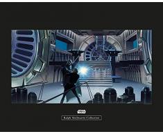 Komar Wandbild Star Wars Classic RMQ Vader Luke Throneroom | Kinderzimmer, Jugendzimmer, Dekoration, Kunstdruck | ohne Rahmen | WB163-50x40 | Größe: 50 x 40 cm (Breite x Höhe)
