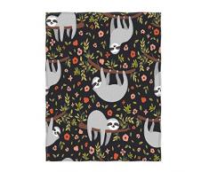 QH Haustier-Überwurfdecke für Bett, Couch Sofa, leicht, für Reisen, Camping, 147,2 x 203,2 cm, Überwurfgröße für Kinder, Jungen und Frauen 150CM*200CM Pattern2