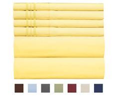 Spannbetttuch für extra tiefe Matratzen, 7-teiliges Set – Spannbettlaken für King-Size-Betten – extra tiefe Taschen – tiefe Spannbettlaken – für extra tiefe Matratzen