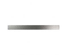 First4magnets TF-TZ3010 GroÃe rechteckige Magnettafel / Strip c/w 12 Magnete, Metall, silber, 40 x 20 x 5 cm