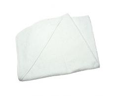 A&R Towels A&Babiezz Kapuzenhandtuch, Größe M, 75 x 75 cm, Weiß