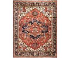 Solo Rugs Serapi Teppich, handgeknüpft, 2,54 x 3 m, Toskana