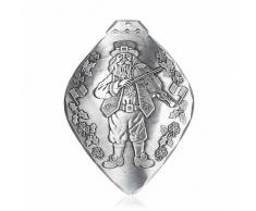 Wendell August Weihnachtsmann der Welt Irland Ornament, Metall, handgefertigt in den USA Schmiede
